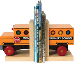 Classic School Bus Bookends