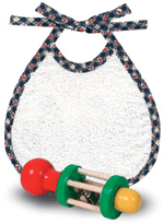 Bib Set - Bell Rattle