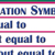 Algebra Symbols Colossal Poster