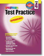 Spectrum Test Practice, Grade 4