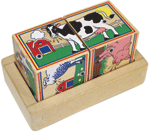 Wooden Farm Sound Blocks