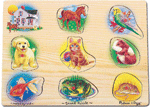 Pet Sounds - 8pc Peg Puzzle
