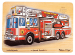 Fire Truck - 9pc Wooden Sound Puzzle