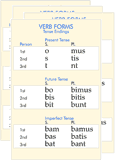 Latina Christiana I Grammar Charts