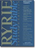KJV Ryrie Study Bible: Black Indexed