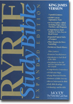 KJV Ryrie Study Bible: Black Indexed