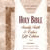 Family Faith and Values Bible King James Version Gift Edition