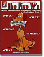The Five Ws (Traditionally Leveled Reading for Grade 4)