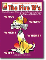 The Five Ws (Traditionally Leveled Reading for Grade 1)