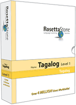 FREE SHIPPING - Rosetta Stone Tagalog Level 1 Homeschool Edition CD-ROM