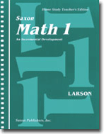 Homeschool Math 1: Teachers Manual