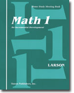 Homeschool Math 1: Students Meeting Book