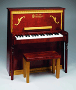 Schoenhut Limited Edition Spinet with Bench - Mahogany and Oak