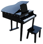 Schoenhut Concert Grand with Bench - Black