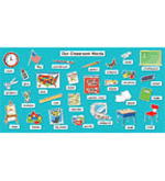Scholastic Picture Word Wall Bulletin Boards: Classroom