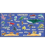 Scholastic Picture Word Wall Bulletin Boards: Ocean Life