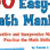 40 Easy-to-Make Math Manipulatives