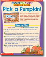 Instant File-Folder Learning Games: Pick a Pumpkin