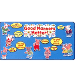 Scholastic Bulletin Boards: Good Manners Pigs