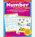 Write-and-Learn Number Practice Pages