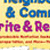 Neighborhood and Community Write and Read Books