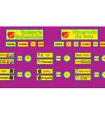 Scholastic Bulletin Boards: Spanish All-In-One Schoolhouse Calendar