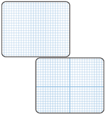 Write N Wipe Boards - X/Y Axis, package of 30