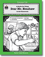 A Guide for Using Dear Mr. Henshaw in the Classroom