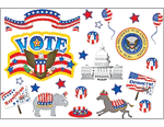 Elections Bulletin Board Display Set