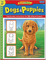 Draw and Color: Dogs and Puppies