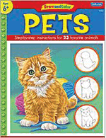 Draw and Color: Pets