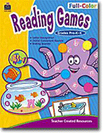 Full-Color Reading Games PreK-K