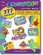 Expressions Sticker Book