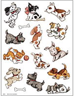 Playful Pups Accent Dazzlers from Mary Engelbreit