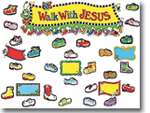 Walk With Jesus Bulletin Board Display Set