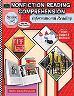 Nonfiction Reading Comprehension: Informational Reading, Grades 1-2