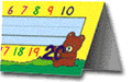 Alphabet/Numbers Name Plates (tented)