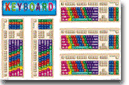 Keyboards Bulletin Board Display Set