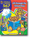 All Through the School Year Sticker Book