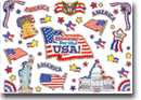 Hooray for the USA Bulletin Board Display Set