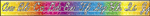 Rainbow Cursive Alphabet and Numbers 0-20