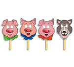 Folk and Fairy Tale Masks: Three Little Pigs