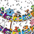1 to 100 Roller Coaster Bulletin Board