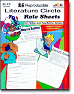 25 Reproducible Literature Circle Role Sheets: For Fiction and Nonfiction Books