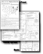 Regions of the U.S.A.: Poster Paper for Grades 3 and up