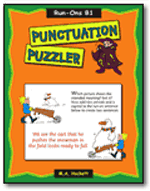 Punctuation Puzzler: Run-Ons B1