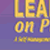 FREE SHIPPING - Learning On Purpose