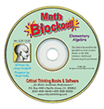 Math Blockout Elementary Algebra Software