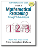 Mathematical Reasoning Book 2 - Instruction and Answer Guide