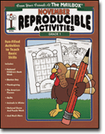November Monthly Reproducible Book Grade 1